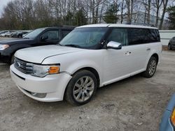 Salvage cars for sale at North Billerica, MA auction: 2010 Ford Flex Limited
