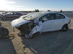 Salvage cars for sale from Copart Antelope, CA: 2013 Honda Civic LX