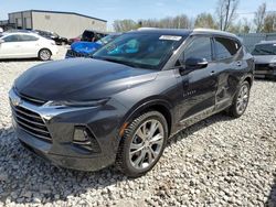 Salvage cars for sale at Wayland, MI auction: 2022 Chevrolet Blazer Premier