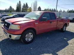 Salvage cars for sale at Graham, WA auction: 2008 Ford F150