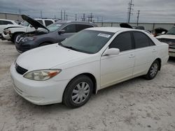 Toyota Camry LE salvage cars for sale: 2002 Toyota Camry LE