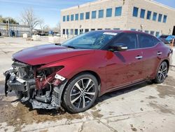 Salvage cars for sale at Littleton, CO auction: 2021 Nissan Maxima SV