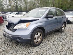 Salvage cars for sale at Waldorf, MD auction: 2007 Honda CR-V LX