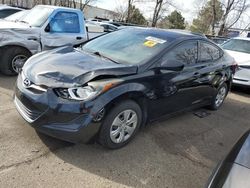 Vehiculos salvage en venta de Copart Denver, CO: 2016 Hyundai Elantra SE