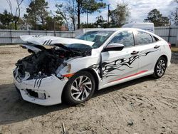 Salvage cars for sale at Hampton, VA auction: 2018 Honda Civic EX