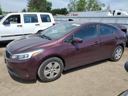 Salvage cars for sale at Finksburg, MD auction: 2017 KIA Forte LX