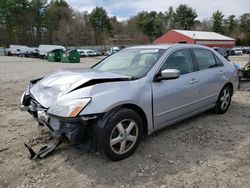 Salvage cars for sale from Copart Mendon, MA: 2005 Honda Accord EX