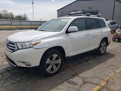 Salvage cars for sale at Rogersville, MO auction: 2013 Toyota Highlander Limited