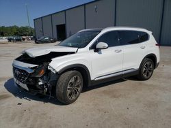 Salvage cars for sale from Copart Apopka, FL: 2019 Hyundai Santa FE Limited