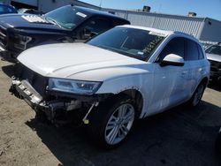 Salvage cars for sale at Vallejo, CA auction: 2018 Audi Q5 Premium Plus