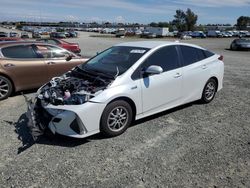 Salvage cars for sale from Copart Antelope, CA: 2022 Toyota Prius Prime LE