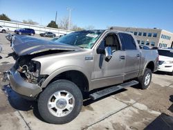 Salvage cars for sale at Littleton, CO auction: 2004 Ford F150 Supercrew