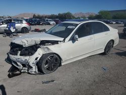 Salvage cars for sale at Las Vegas, NV auction: 2010 Mercedes-Benz C 300 4matic