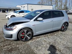 Salvage cars for sale from Copart Arlington, WA: 2016 Volkswagen GTI S/SE