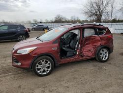 Salvage cars for sale from Copart London, ON: 2016 Ford Escape Titanium