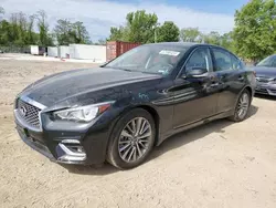 Infiniti salvage cars for sale: 2023 Infiniti Q50 Luxe