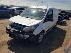 Salvage trucks for sale at Elgin, IL auction: 2015 Ford Transit Connect XLT