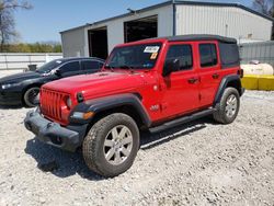 Salvage cars for sale at Rogersville, MO auction: 2020 Jeep Wrangler Unlimited Sport