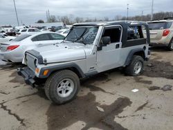 Salvage cars for sale from Copart Woodhaven, MI: 2005 Jeep Wrangler / TJ Unlimited