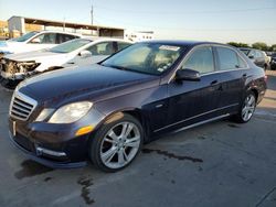 Salvage cars for sale from Copart Grand Prairie, TX: 2012 Mercedes-Benz E 350 4matic