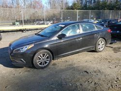 Salvage cars for sale at Waldorf, MD auction: 2017 Hyundai Sonata SE