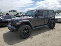 Salvage cars for sale at San Martin, CA auction: 2021 Jeep Wrangler Unlimited Rubicon