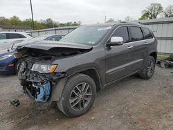 Salvage cars for sale at York Haven, PA auction: 2018 Jeep Grand Cherokee Limited