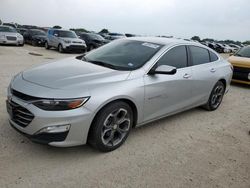Salvage cars for sale from Copart San Antonio, TX: 2020 Chevrolet Malibu LT