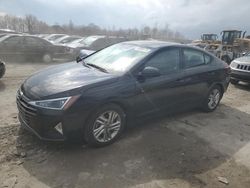 Salvage cars for sale at Duryea, PA auction: 2019 Hyundai Elantra SEL