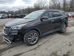 Salvage cars for sale from Copart Ellwood City, PA: 2017 Hyundai Santa FE SE