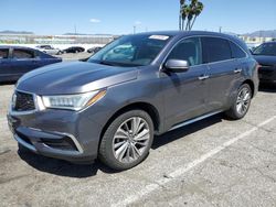 Salvage cars for sale at Van Nuys, CA auction: 2017 Acura MDX Technology