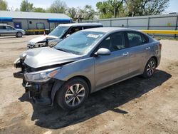 Salvage cars for sale from Copart Wichita, KS: 2021 KIA Rio LX