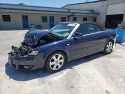 Salvage cars for sale from Copart Fort Pierce, FL: 2005 Audi A4 1.8 Cabriolet