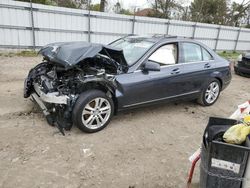 Salvage cars for sale from Copart Hampton, VA: 2013 Mercedes-Benz C 250