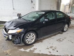 Salvage cars for sale at Fredericksburg, VA auction: 2012 Honda Civic EXL