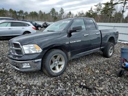 Salvage cars for sale from Copart Windham, ME: 2012 Dodge RAM 1500 SLT