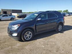 Salvage cars for sale from Copart Kansas City, KS: 2017 Chevrolet Equinox LT