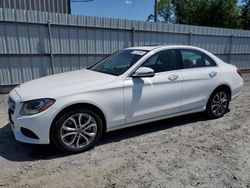 Salvage cars for sale at Gastonia, NC auction: 2018 Mercedes-Benz C 300 4matic