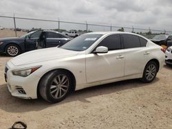 Salvage cars for sale at Houston, TX auction: 2015 Infiniti Q50 Base