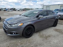 Salvage cars for sale from Copart Kansas City, KS: 2014 Ford Fusion Titanium