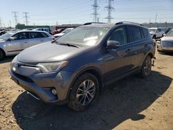Salvage cars for sale from Copart Elgin, IL: 2016 Toyota Rav4 HV XLE