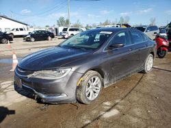 Salvage cars for sale from Copart Pekin, IL: 2015 Chrysler 200 Limited