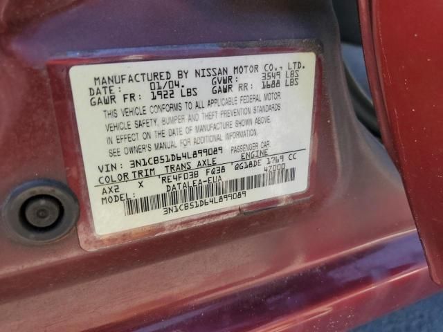 2004 Nissan Sentra 1.8