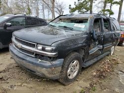 Salvage cars for sale at Hampton, VA auction: 2004 Chevrolet Suburban K1500