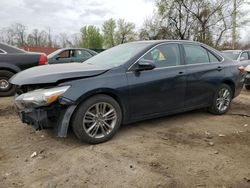 Salvage cars for sale from Copart Baltimore, MD: 2017 Toyota Camry LE