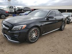 Mercedes-Benz c-Class salvage cars for sale: 2017 Mercedes-Benz C 63 AMG-S