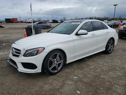 Salvage cars for sale from Copart Indianapolis, IN: 2015 Mercedes-Benz C 300 4matic