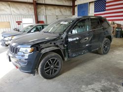 Salvage cars for sale from Copart Helena, MT: 2017 Jeep Grand Cherokee Trailhawk