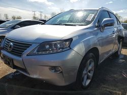 Salvage cars for sale at Elgin, IL auction: 2013 Lexus RX 350 Base