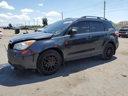 Salvage cars for sale from Copart Miami, FL: 2015 Subaru Forester 2.5I